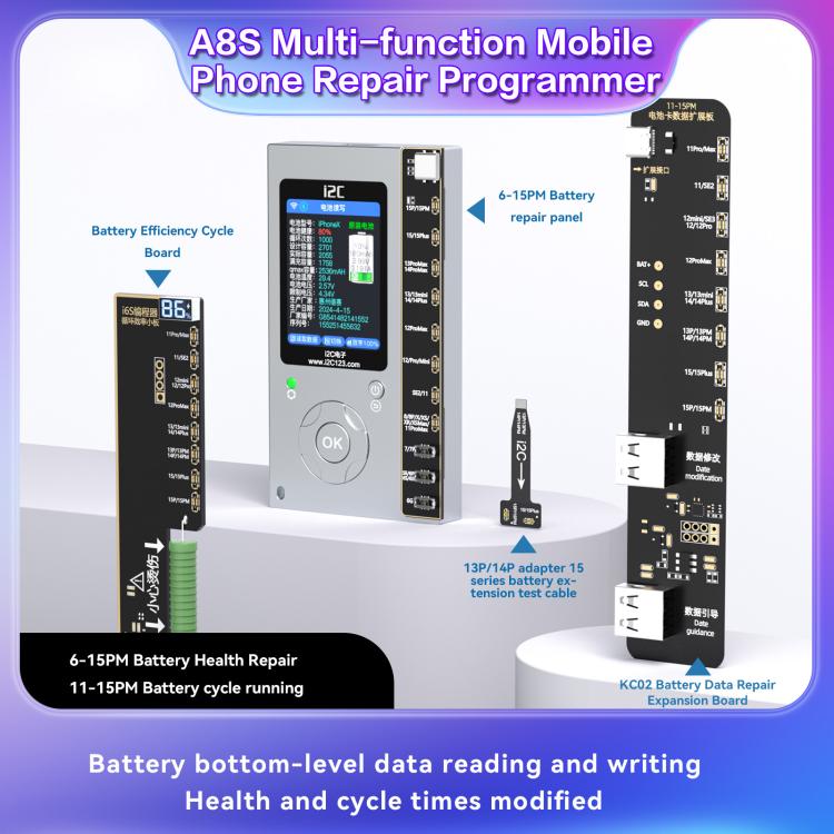 i2C A8S Multi-function Phone Repair Programmer, Model:Host - free shipping - PMC TechLife - Order now!