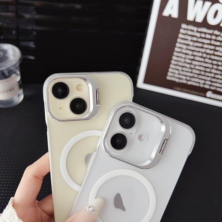 For iPhone 16 Pro Ultra-thin Transparent MagSafe Magnetic Frameless Lens Holder Phone Case - free shipping - PMC TechLife - Order now!