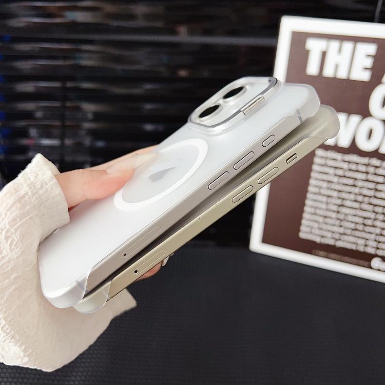 For iPhone 14 / 13 Ultra-thin Transparent MagSafe Magnetic Frameless Lens Holder Phone Case - free shipping - PMC TechLife - Order now!