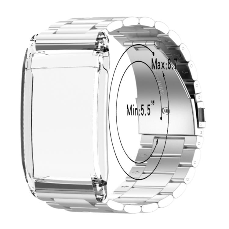 For WHOOP 4.0 Three Beads Solid Metal Watch Band(Silver) - free shipping - PMC TechLife - Order now!