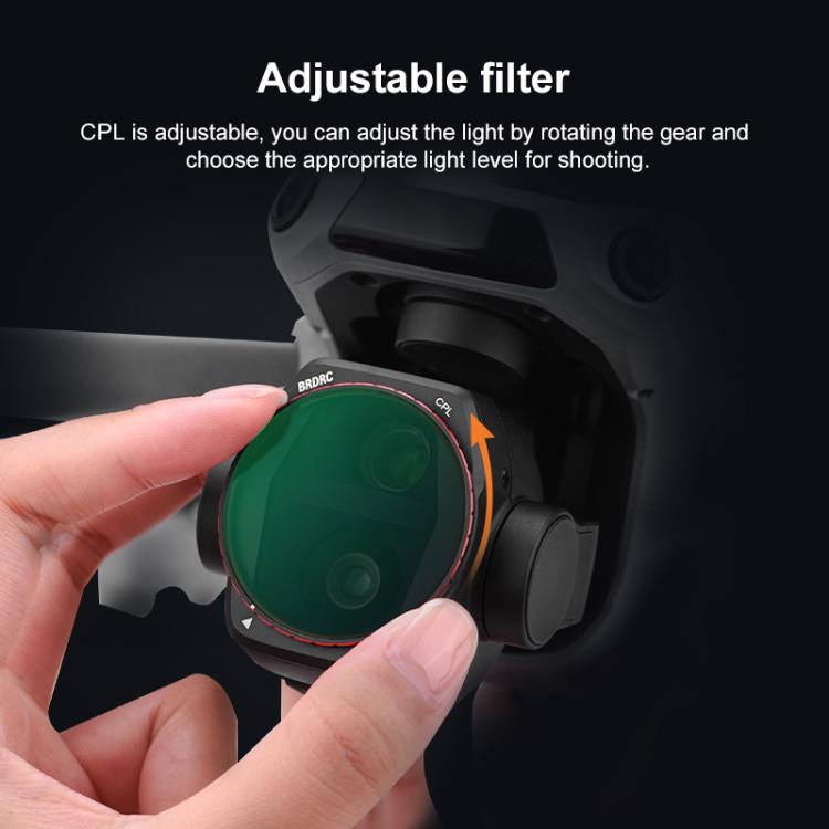 For DJI Air 3S BRDRC Camera Lens Filter, Filter:ND32 - free shipping - PMC TechLife - Order now!