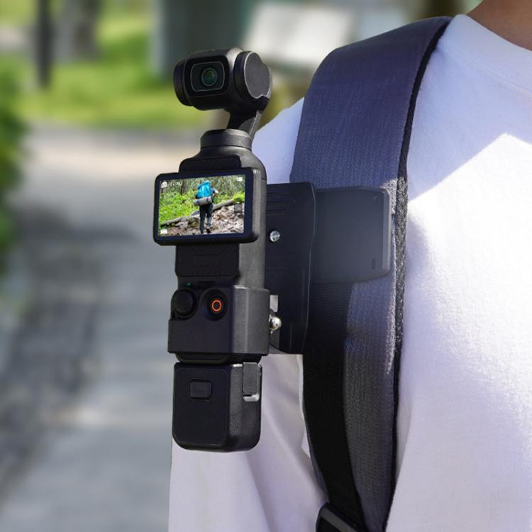 For DJI OSMO Pocket 3 BRDRC Protection Frame Adapter Base, Type:Frame + Backpack Clip - free shipping - PMC TechLife - Order now!