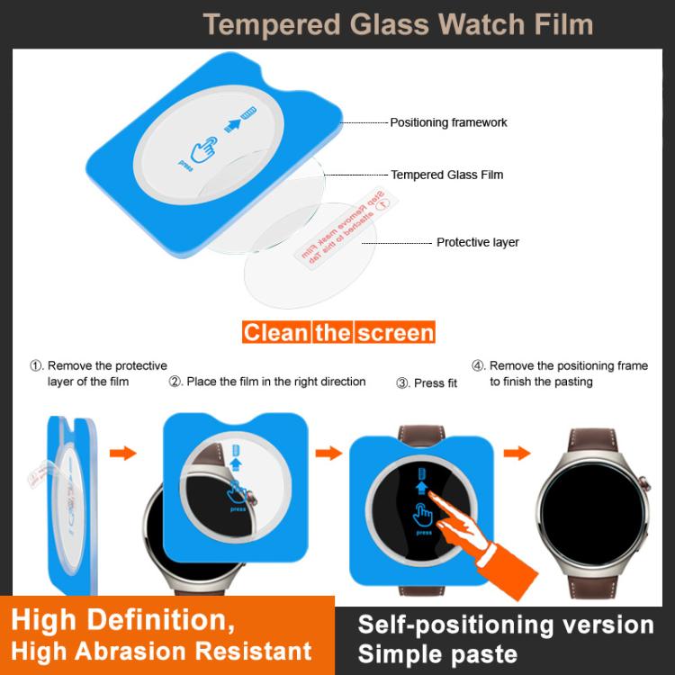 For Honor ROSSINI 2e imak Tempered Glass Watch Film, Self-positioning Version - free shipping - PMC TechLife - Order now!