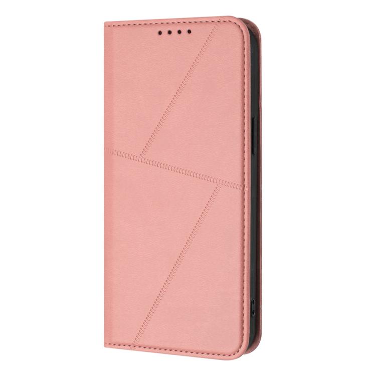For iPhone 17 Strong Magnetic Frosted Flip Leather Phone Case(Pink) - free shipping - PMc TechLife - Order now!