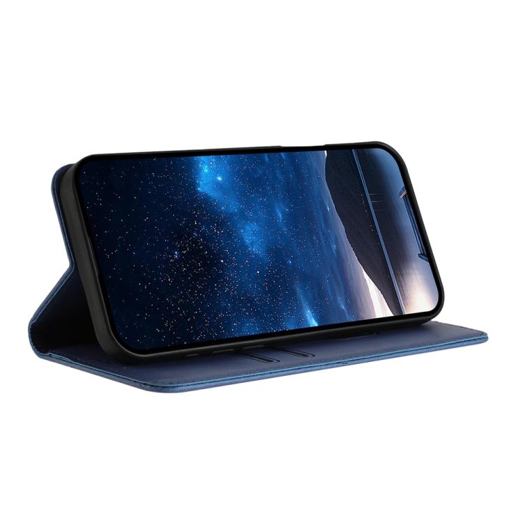 For iPhone 17 Air Strong Magnetic Frosted Flip Leather Phone Case(Royal Blue) - free shipping - PMc TechLife - Order now!