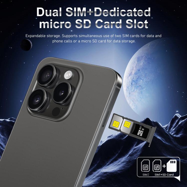 I16 Pro Max / VD1, 3GB+32GB, 6.8 inch Android 10 MTK6753 Octa Core, Network: 4G, Dual SIM, Plug:UK Plug(Blue) - free shipping - PMc TechLife - Order now!