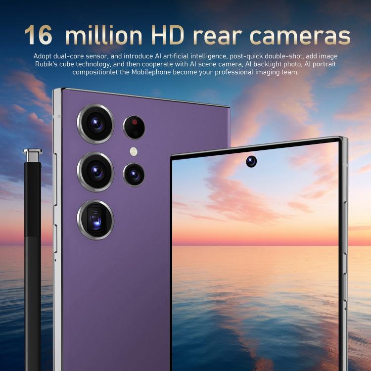 S24 Ultra / S7, 4GB+128GB, 6.75 inch Android 10 MTK6750 Octa Core, Network: 4G, Dual SIM, Plug:EU Plug(Gold) - free shipping - PMc TechLife - Order now!