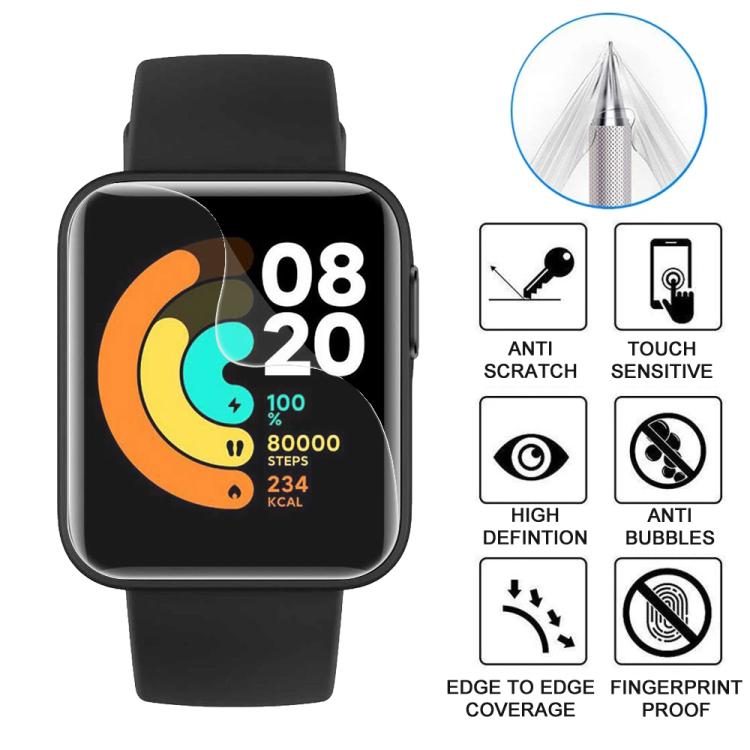 For Xiaomi Mi Watch Lite 5pcs xDfind Soft Hydrogel Film Full Cover Front Protector - free shipping - PMc TechLife - Order now!