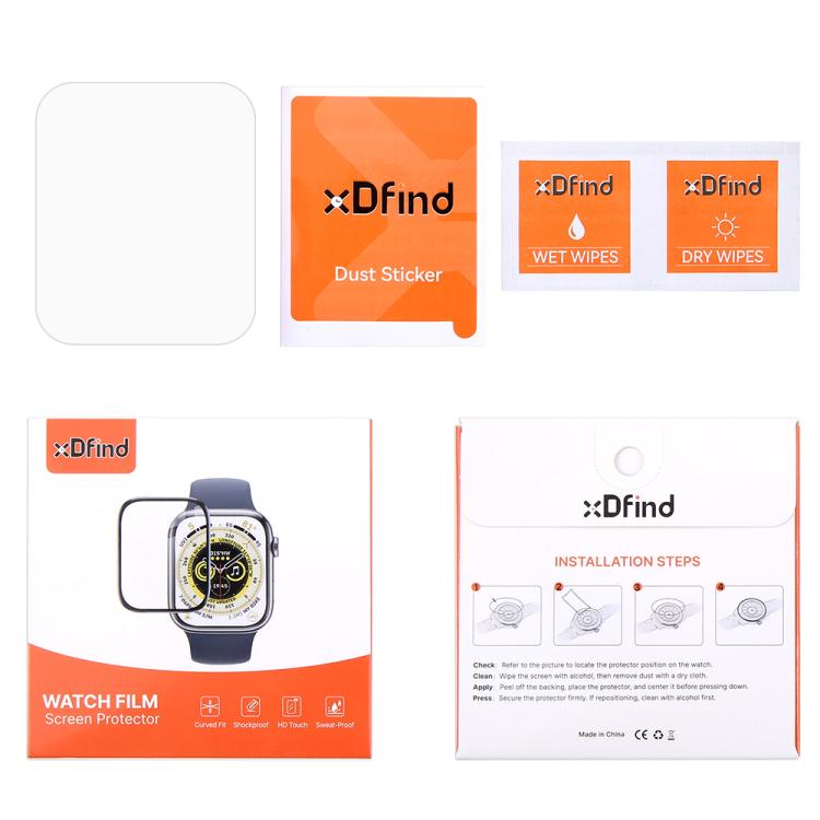 For Xiaomi Mi Watch Lite 5pcs xDfind Soft Hydrogel Film Full Cover Front Protector - free shipping - PMc TechLife - Order now!