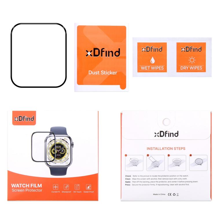 For Xiaomi Redmi Watch 2 2pcs xDfind Curved 3D Composite Material Soft Film Screen Protector - free shipping - PMc TechLife - Order now!