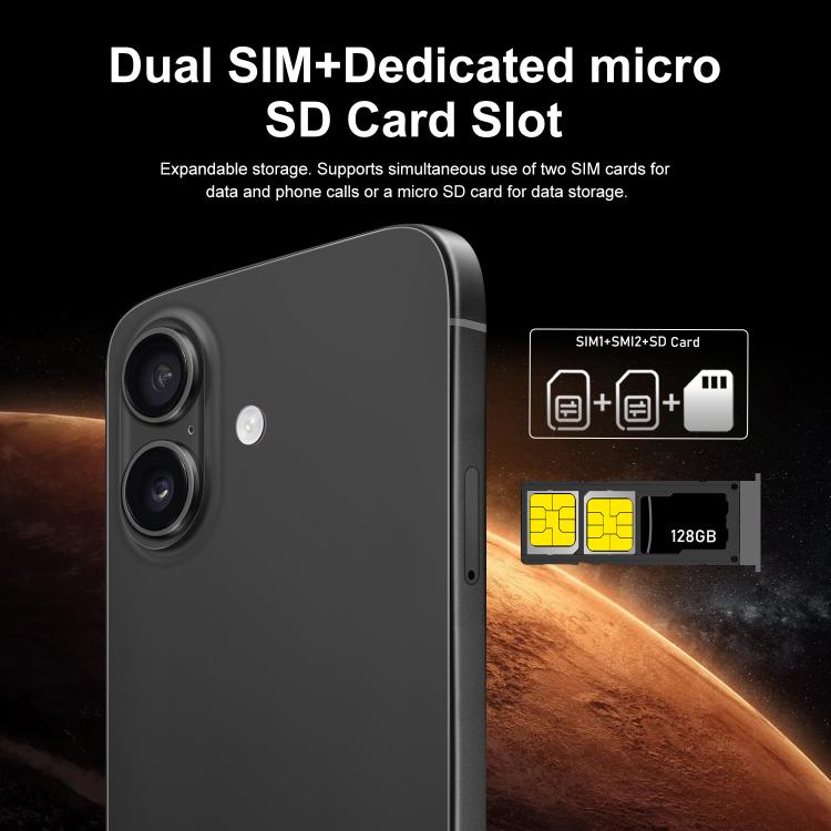 I16 Plus / RAi5, 3GB+64GB, 6.56 inch Android 10 MTK6739 Quad Core, Network: 4G, Dual SIM, Plug:EU Plug(Blue) - free shipping - PMc TechLife - Order now!