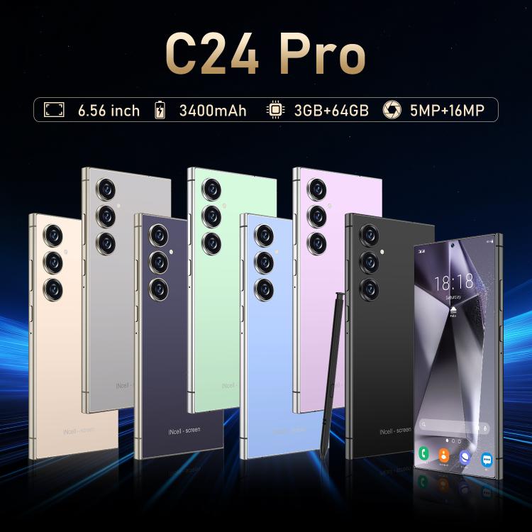 C24 Pro / S3-3, 3GB+64GB, 6.56 inch Android 10 MTK6739 Quad Core, Network: 4G, Dual SIM, Plug:US Plug(Green) - free shipping - PMc TechLife - Order now!