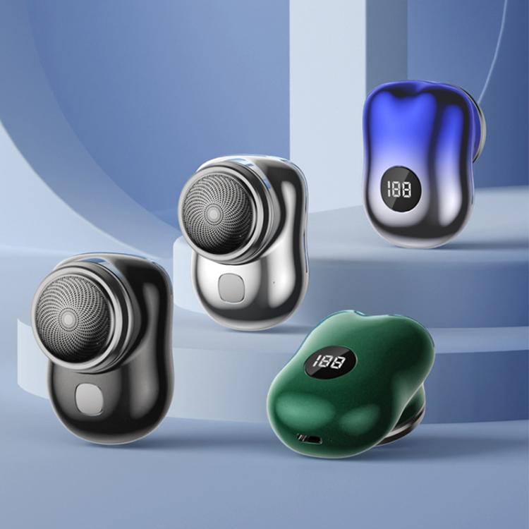 WG-P10X Portable Rechargeable LED Digital Display Electric Shaver(Silver) - free shipping - PMC TechLife - Order now!