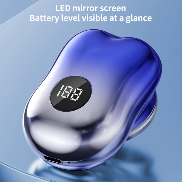 WG-P10X Portable Rechargeable LED Digital Display Electric Shaver(Green) - free shipping - PMC TechLife - Order now!
