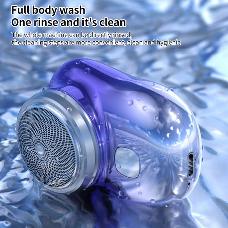 WG-P10X Portable Rechargeable LED Digital Display Electric Shaver(Gradient Blue) - free shipping - PMC TechLife - Order now!