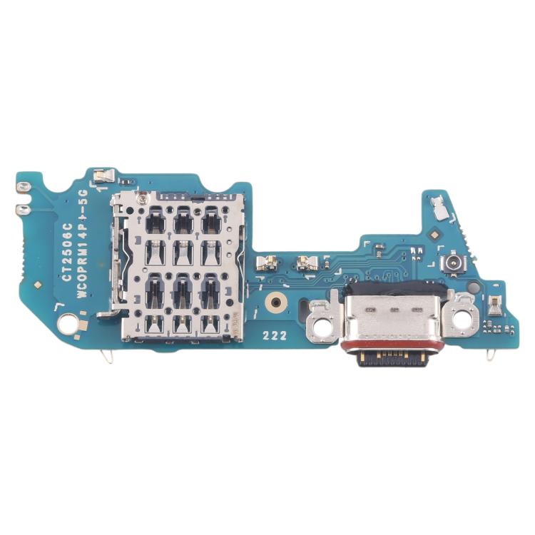 For Realme 14 Pro+ 5G RMX5051 Charging Port Board With SIM Card Holder Socket, Not Supporting Fast Charging - free shipping - PMC TechLife - Order now!