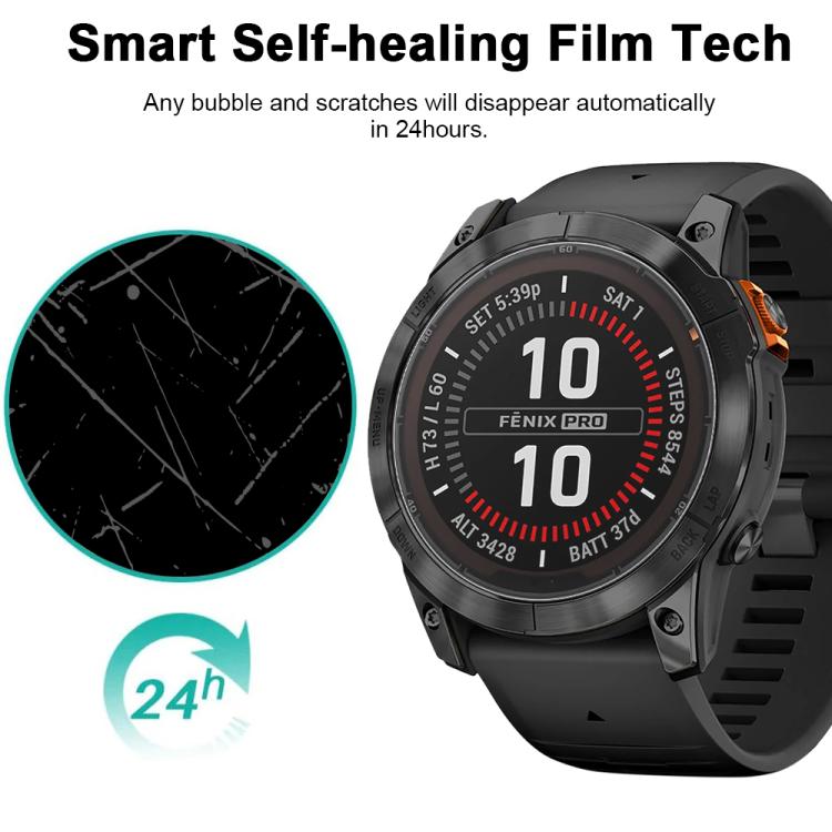 For Garmin Fenix 7X Pro 5pcs xDfind Soft Hydrogel Film Full Cover Front Protector - free shipping - PMC TechLife - Order now!