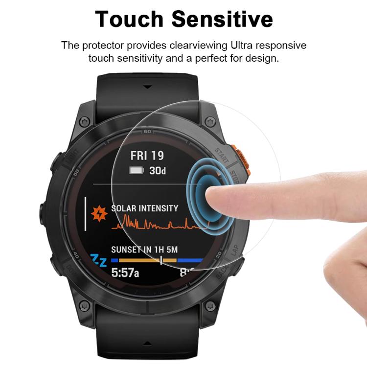 For Garmin Fenix 7X Pro 5pcs xDfind Soft Hydrogel Film Full Cover Front Protector - free shipping - PMC TechLife - Order now!