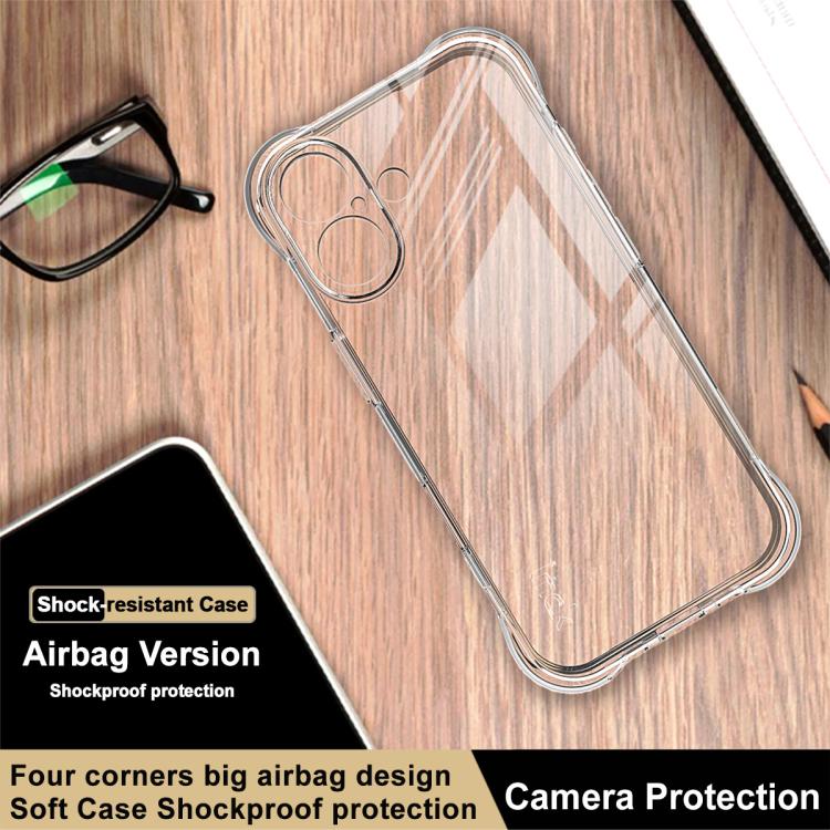 For iPhone 17 imak Shockproof Airbag TPU Phone Case(Transparent) - iPhone 17 Cases by imak | Online Shopping South Africa | PMC TechLife | Buy Now Pay Later Mobicred