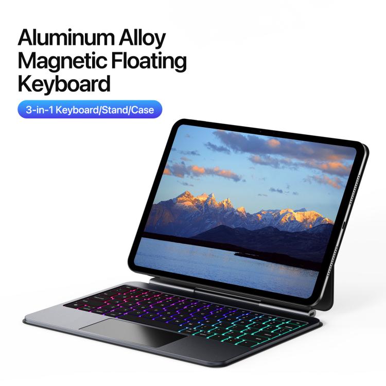For iPad Pro 11 2024 DUX DUCIS MK Pro Series Floating Magnetic Keyboard Tablet Leather Case(Black) - free shipping - PMC TechLife - Order now!