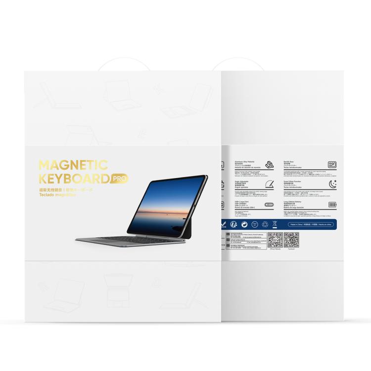 For iPad Pro 13 2024 DUX DUCIS MK Pro Series Floating Magnetic Keyboard Tablet Leather Case(Black) - free shipping - PMC TechLife - Order now!