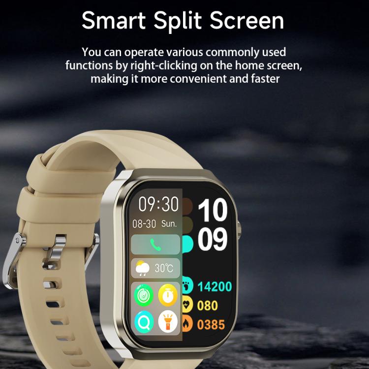 U13 2.2 inch IPS Curved Screen Smart Watch Supports BT Call(Gold) - free shipping - PMC TechLife - Order now!
