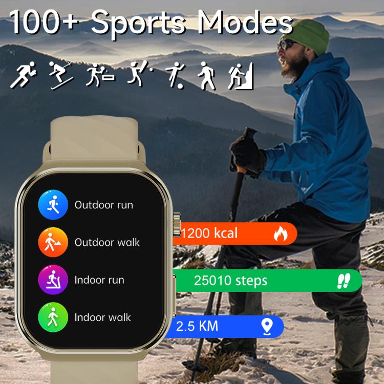 U13 2.2 inch IPS Curved Screen Smart Watch Supports BT Call(Gold) - free shipping - PMC TechLife - Order now!