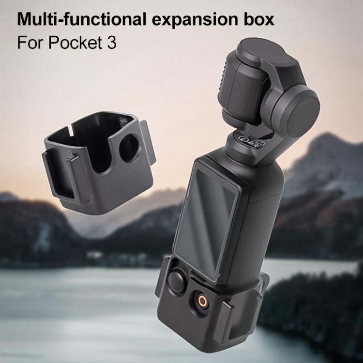 For DJI Osmo Pocket 3 Adapter Expansion Bracket Frame with Backpack Clip - free shipping - PMC TechLife - Order now!