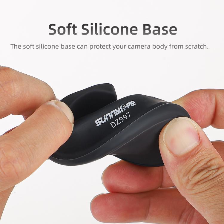 For Insta360 X5 / X4 Sunnylife Silicone Stand Base Car Base(Black) - free shipping - PMC TechLife - Order now!