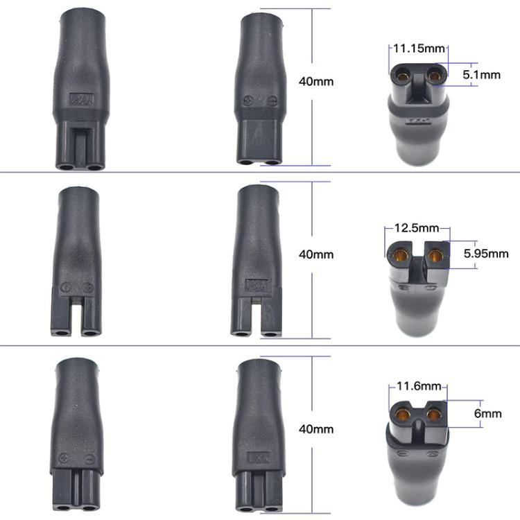 8pcs / Set DC 5.5 x 2.1mm Female to Shaver Interface Charging Adapter Converter - free shipping - PMC TechLife - Order now!