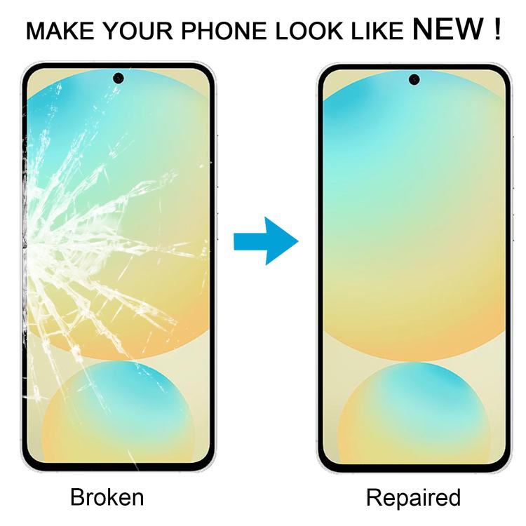 For Samsung Galaxy S24 FE SM-S721B 10pcs Front Screen Outer Glass Lens with OCA Optically Clear Adhesive - free shipping - PMC TechLife - Order now!