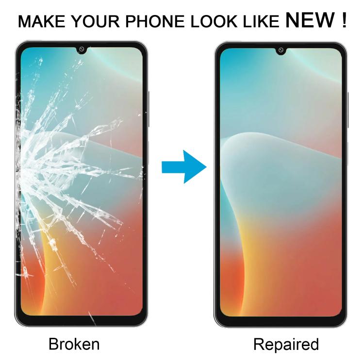 For Samsung Galaxy M06 SM-M066B 10pcs Front Screen Outer Glass Lens with OCA Optically Clear Adhesive - free shipping - PMC TechLife - Order now!