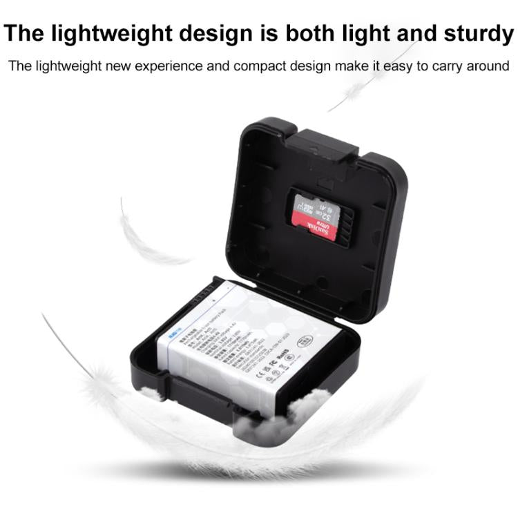 For DJI Osmo Action 5 Pro / 4 Battery & Memory Card Storage Box(Black) - free shipping - PMC TechLife - Order now!