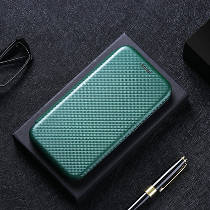 For DOOGEE N20 Pro Carbon Fiber Texture Horizontal Flip TPU + PC + PU Leather Case with Card Slot(Green) - More Brand by PMC Jewellery | Online Shopping South Africa | PMC Jewellery | Buy Now Pay Later Mobicred