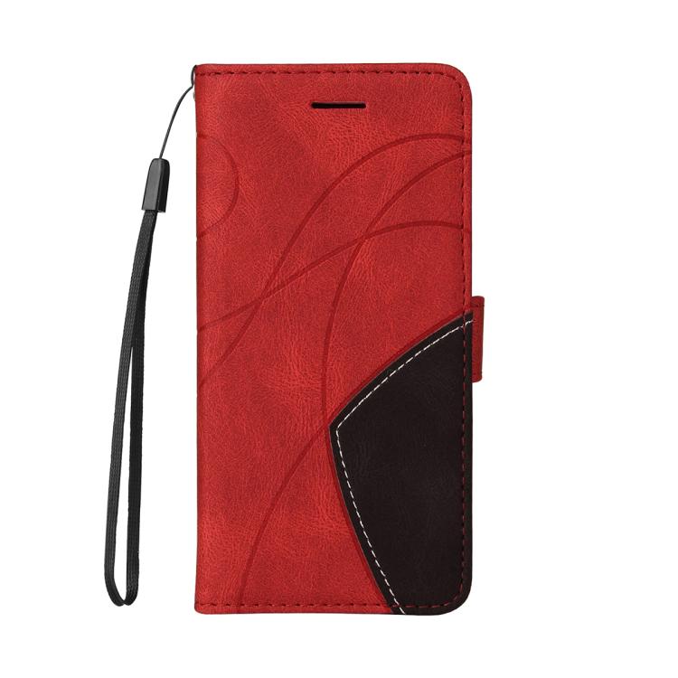 For Nothing CMF Phone 2 Pro Dual-color Splicing Flip Leather Phone Case(Red) - free shipping - PMC TechLife - Order now!