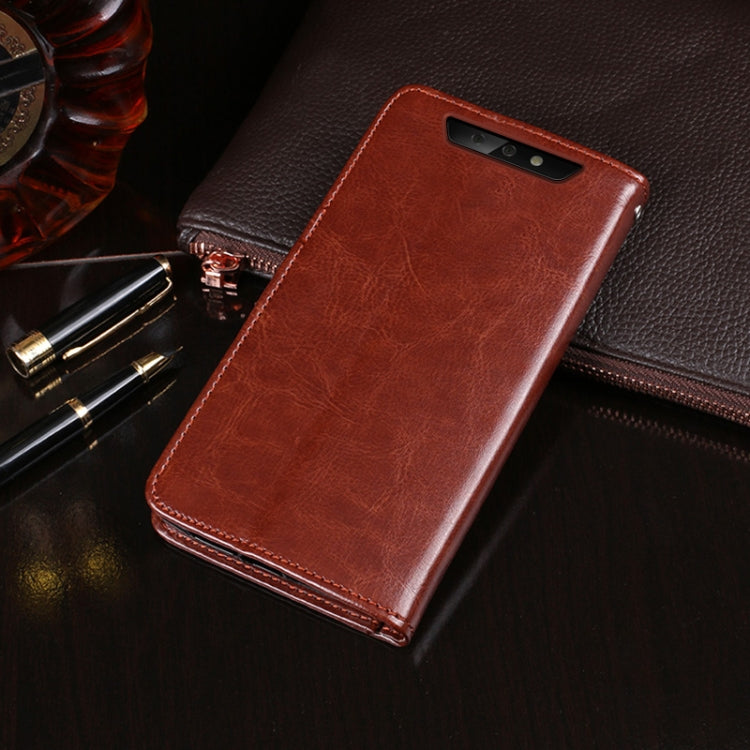 For Blackview BV5500 idewei Crazy Horse Texture Horizontal Flip Leather Case with Holder & Card Slots & Wallet(Black) - free shipping - PMC TechLife - Order now!