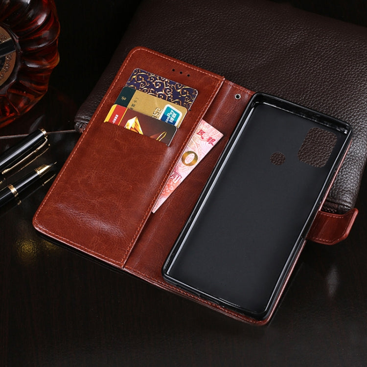 For Wiko View 5 idewei Crazy Horse Texture Horizontal Flip Leather Case with Holder & Card Slots & Wallet(Red) - free shipping - PMC Jewellery - Order now!