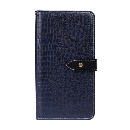 For Doogee N20 Pro idewei Crocodile Texture Horizontal Flip Leather Case with Holder & Card Slots & Wallet(Dark Blue) - More Brand by idewei | Online Shopping South Africa | PMC Jewellery | Buy Now Pay Later Mobicred