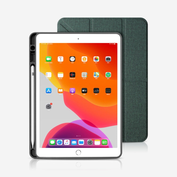 Mutural Multi-fold Smart Leather Tablet Case For iPad Air 2022 / 2020 10.9(Green) - free shipping - PMc TechLife - Order now!