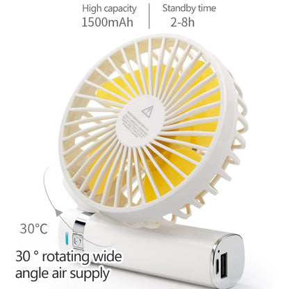 S2 Portable Foldable Handheld Electric Fan, with 3 Speed Control & Night Light (Sky Blue) - Electric Fans by PMC Jewellery | Online Shopping South Africa | PMC Jewellery | Buy Now Pay Later Mobicred