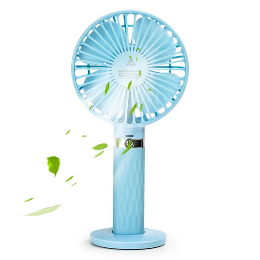 S8 Portable Mute Handheld Desktop Electric Fan, with 3 Speed Control (Sky Blue) - Electric Fans by PMC Jewellery | Online Shopping South Africa | PMC Jewellery | Buy Now Pay Later Mobicred