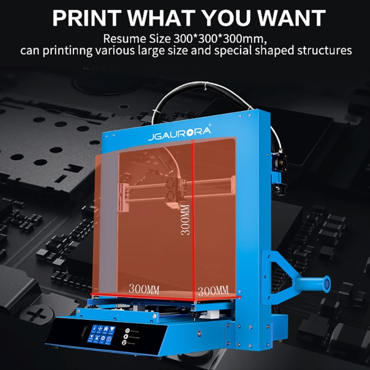 JGAURORA A1 Desktop High Precision Metal Plate Frame Three-Dimensional Physical 3D Printer - free shipping - PMc TechLife - Order now!
