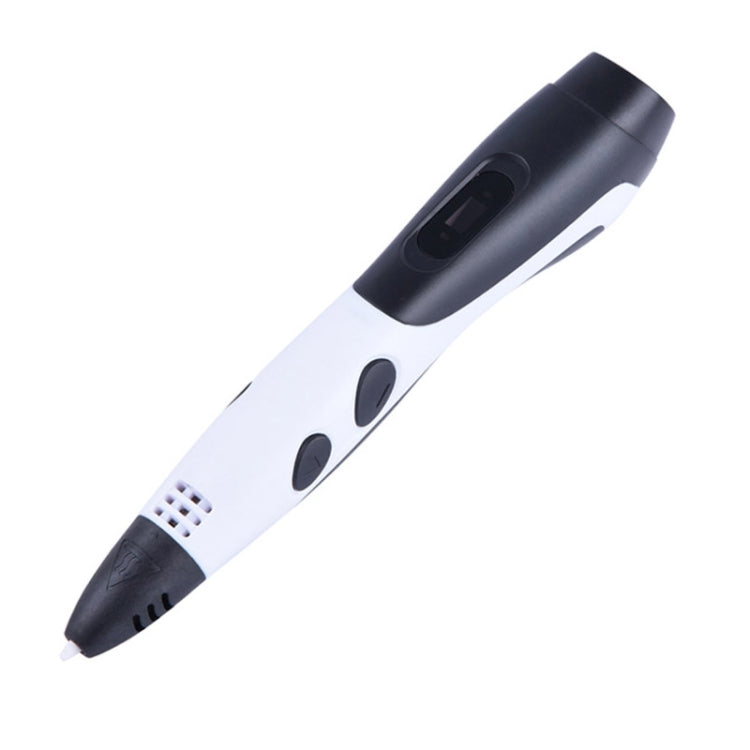 Gen 6th ABS / PLA Filament Kids DIY Drawing 3D Printing Pen with LCD Display(White+Black) - free shipping - PMC TechLife - Order now!