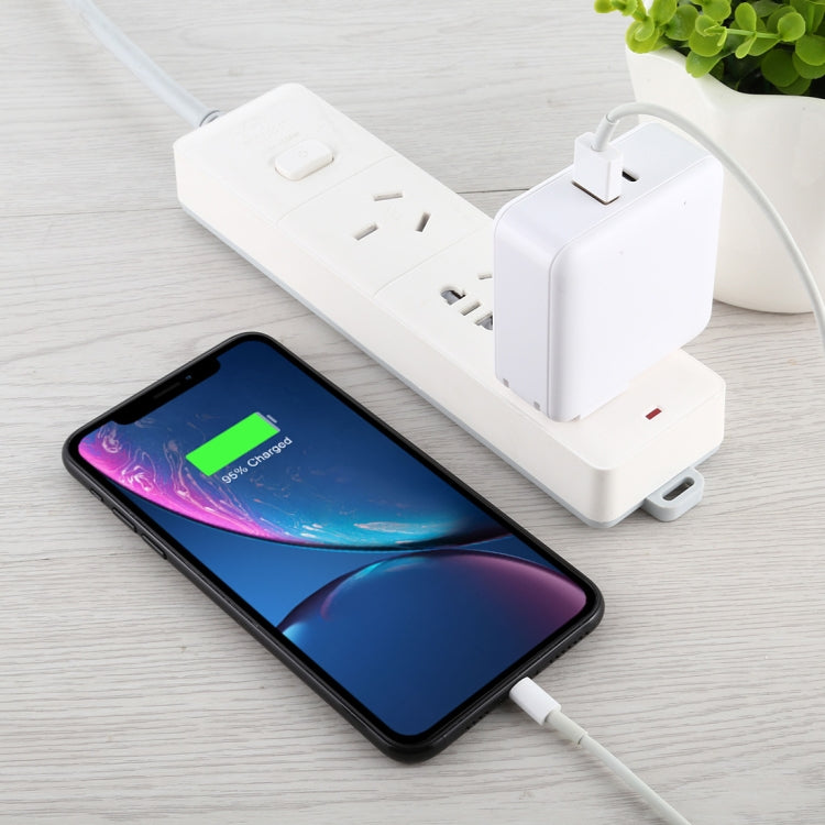 PD65W-A6 PD 65W 90 Degrees Foldable Pin Portable Multi-function USB Quick Charger, US Plug(White) - USB Charger by PMC Jewellery | Online Shopping South Africa | PMC Jewellery | Buy Now Pay Later Mobicred