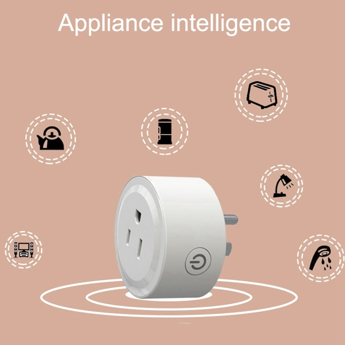 10A Smart WiFi Mini Plug APP Remote Control Timing Check Power Usage Smart Socket Works with Alexa & Google Home, AC 110V, US Plug - Smart Socket by PMC Jewellery | Online Shopping South Africa | PMC Jewellery | Buy Now Pay Later Mobicred