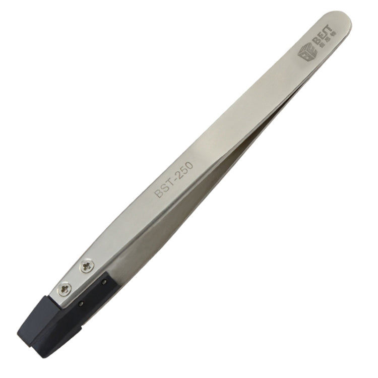 BEST BST-250  Stainless Steel Snti Static Tweezer - Tweezers by BEST | Online Shopping South Africa | PMC TechLife | Buy Now Pay Later Mobicred