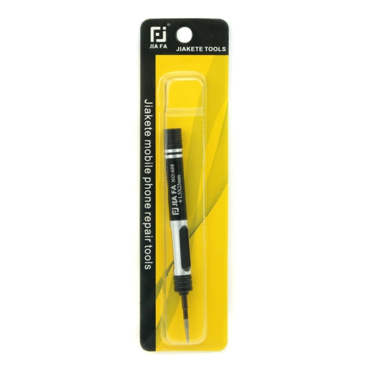 JIAFA JF-608-01 Cross 1.5 Mobile Phone Repair Screwdriver(Black) - Screwdriver by JIAFA | Online Shopping South Africa | PMC TechLife