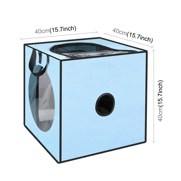 FUNADD Pet Bath Drying Box Portable Folding Dryer Cage, Suitable for Pets up to 5kg(Blue) - Grooming by PMC TechLife | Online Shopping South Africa | PMC TechLife | Buy Now Pay Later Mobicred