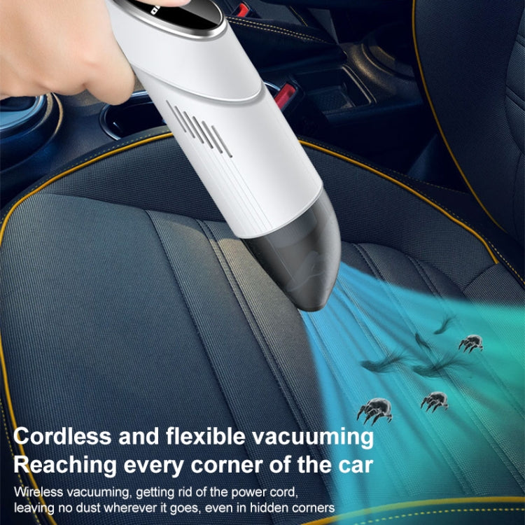 Portable Hand-held Folding Vacuum Cleaner (White) - Vacuum Cleaner by PMC TechLife | Online Shopping South Africa | PMC TechLife | Buy Now Pay Later Mobicred