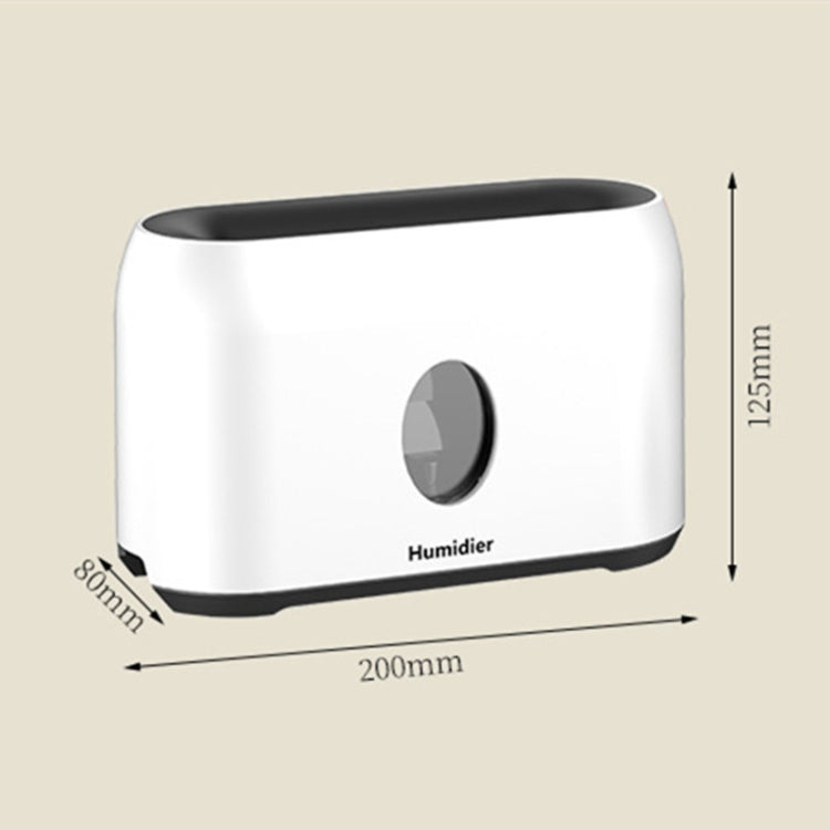 USB Simulation Flame Humidifier (Black) - free shipping - PMC TechLife - Order now!